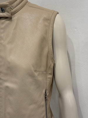 A/W2000 Prada biker leather vest