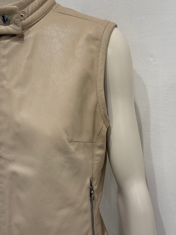 A/W2000 Prada biker leather vest