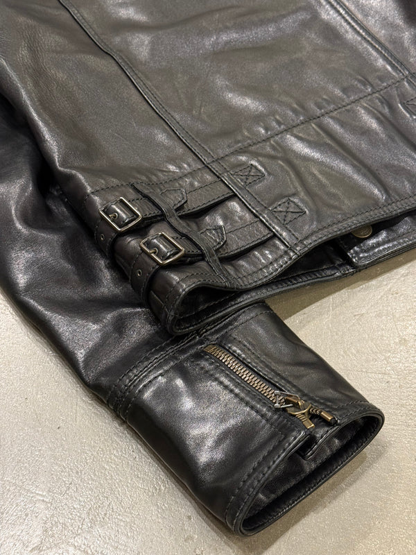 S/S2005 Gucci military officer leather jacket