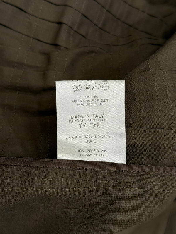 2003 Gucci by Tom Ford military tailored jacket