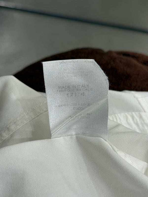 2003 Gucci by Tom Ford bondage strap shirt
