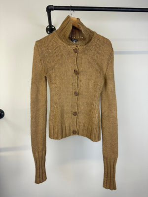 2000s D&G elongated sleeves mohair cardigan