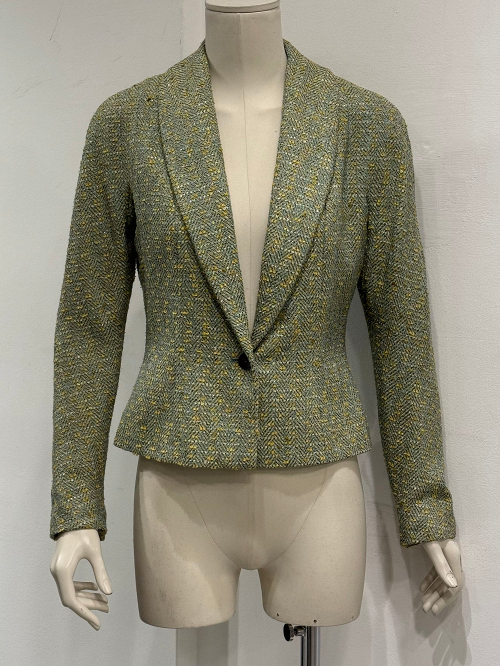 1998 Christian Dior by John Galliano tweed blazer jacket