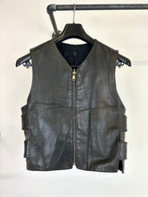Load image into Gallery viewer, AW1995 Dirk Bikkembergs velcro straps leather vest
