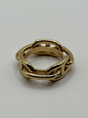 Hermes chain scarf ring