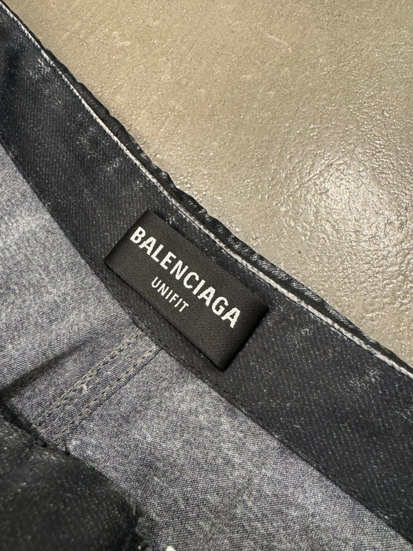 2020 Balenciaga by Demna hybrid trompe l’oeil pants