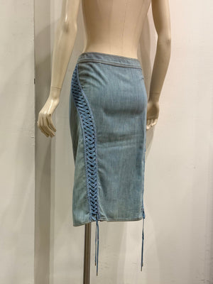 A/W2002 Christian Dior by Galliano lace-up skirt
