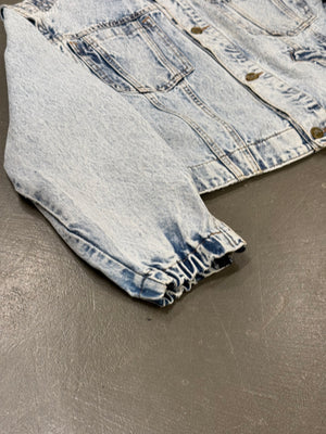 1990s Giorgio Armani cropped denim jacket