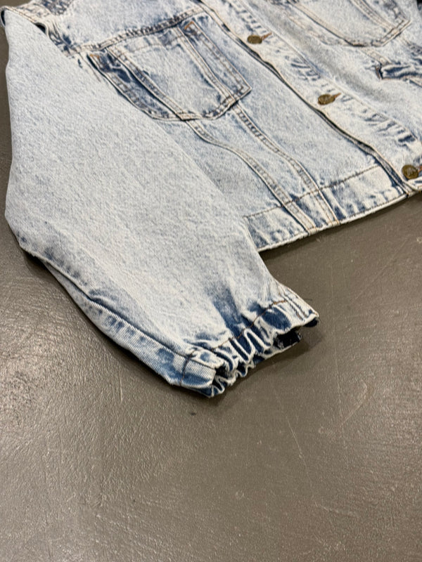 1990s Giorgio Armani cropped denim jacket