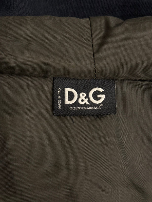 A/W2003 Dolce & Gabbana multi zipper hooded jacket