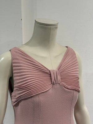 S/S2007 Valentino pleated butterfly bow dress