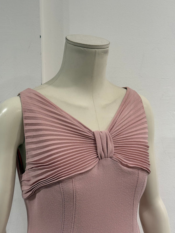 S/S2007 Valentino pleated butterfly bow dress