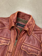 Load image into Gallery viewer, A/W2004 Dsquared2 runway faded leather jacket
