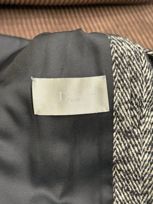 A/W 2007 Dior By Hedi Slimane “Navigate” tweed military coat