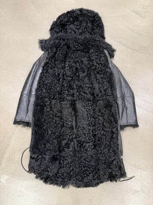 2000s Gucci shearling leather parka