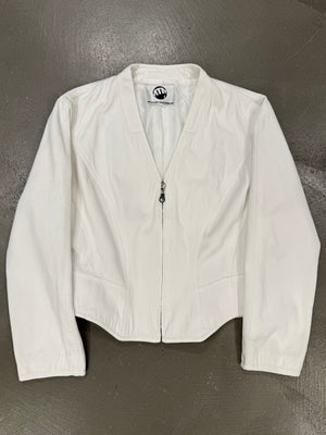 2000s Mugler corseted cropped jacket