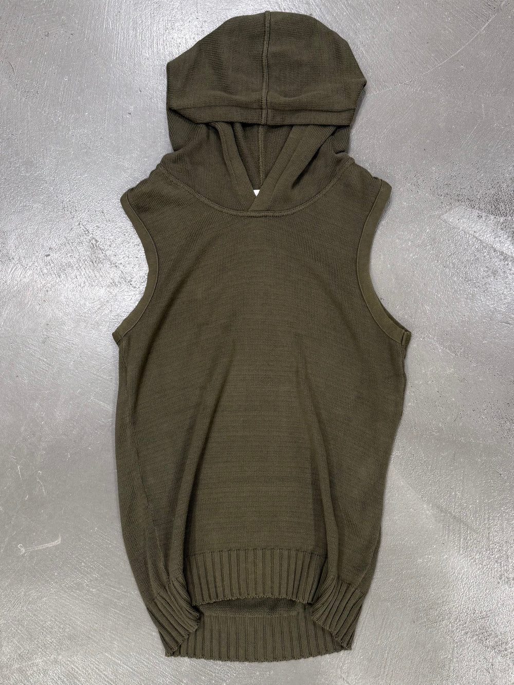 2000s Helmut Lang wool sleeveless knit vest