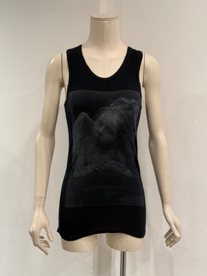 A/W2005 Ann Demeulemeester runway angelic print tank