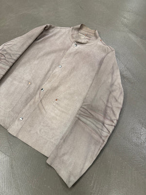 S/S 2003 Maison Margiela faded leather jacket