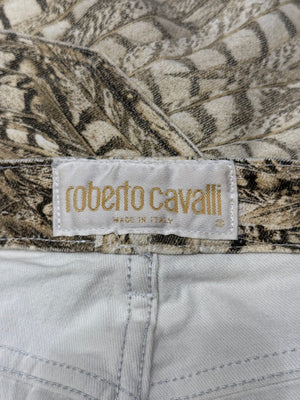 S/S 2011 Roberto Cavalli crocodile print pants