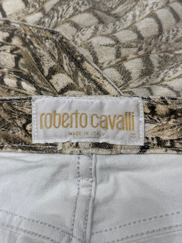 S/S 2011 Roberto Cavalli crocodile print pants