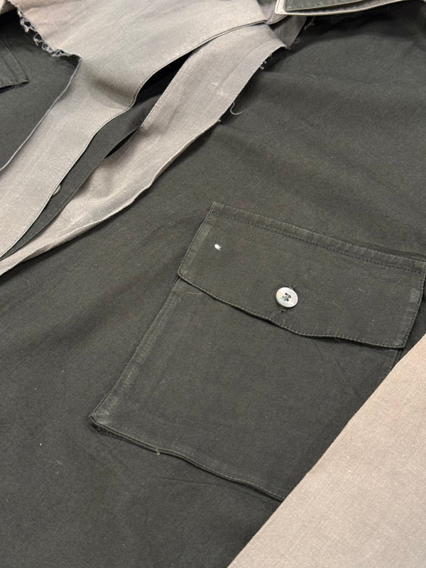 2000s Hussein Chalayan hybrid deconstructed shirt