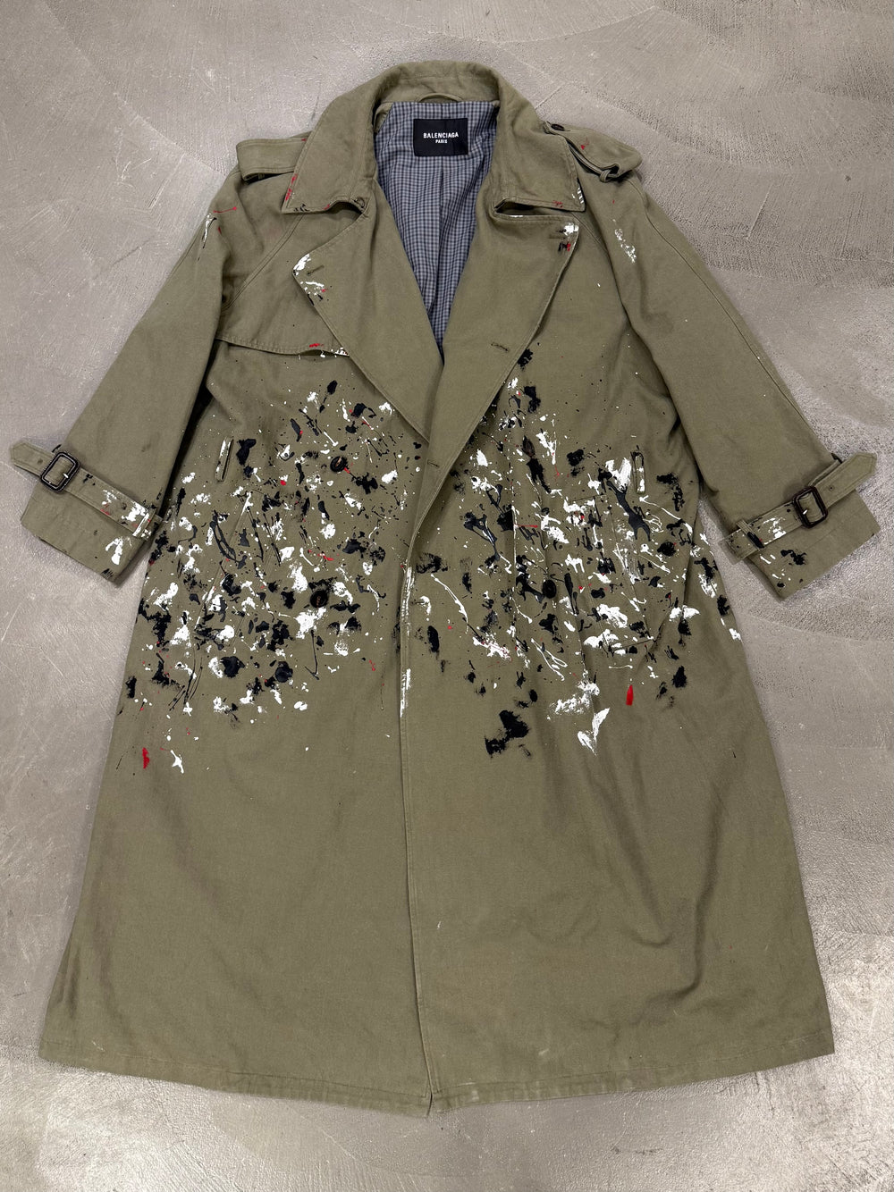 S/S2022 Balenciaga artist oversized trench coat