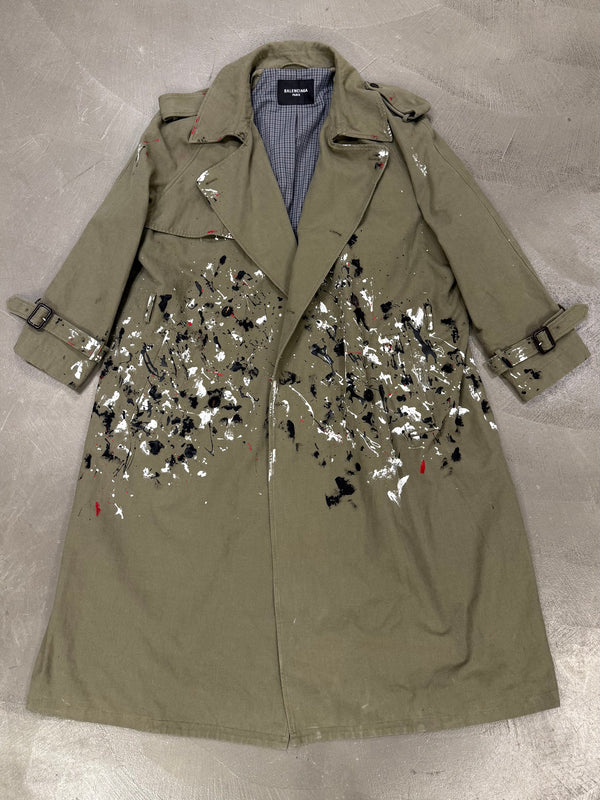 S/S2022 Balenciaga artist oversized trench coat