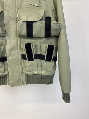 2000s Dolce & Gabbana military cargo bomber jacket