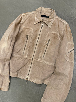 2001 Cavalli faded zipper light jacket