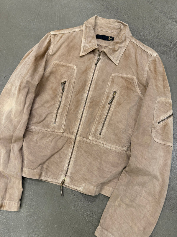 2001 Cavalli faded zipper light jacket