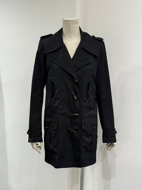 2004 Yves Saint Laurent by Tom Ford utility toggle Mombasa nylon coat