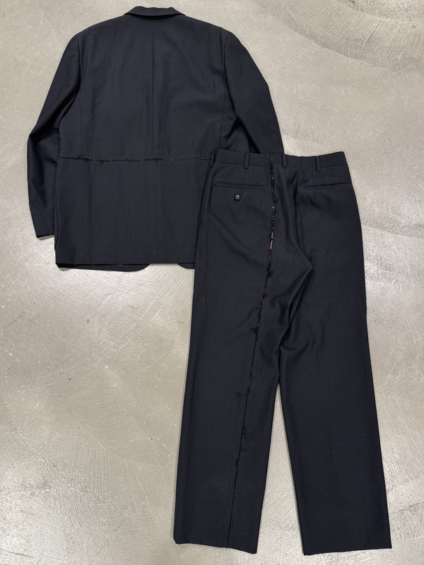 A/W2000 Comme des Garçons distressed stripe set