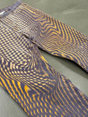 2000s Cavalli optic illusion pants