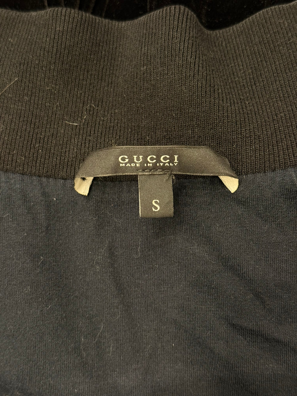 2010s Gucci velvet fleece jacket