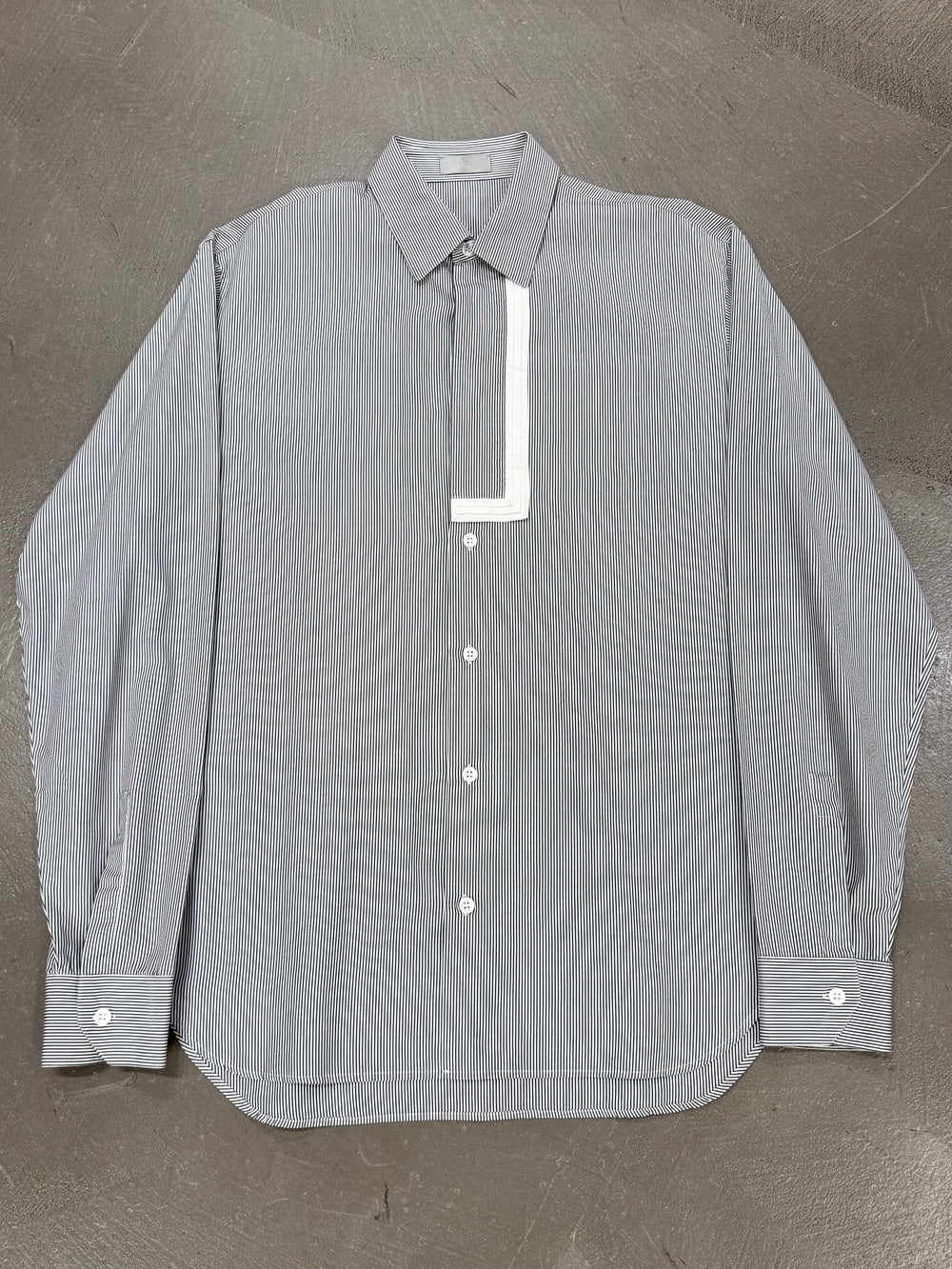 S/S2007 Dior by Hedi Slimane runway striped shirt