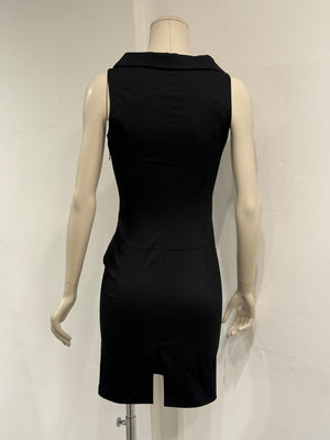 2000s Dolce & Gabbana cotton midi dress