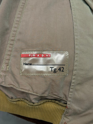 2000s Prada military bomber jacket