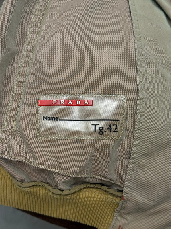 2000s Prada military bomber jacket