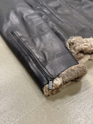 1999 Gucci by Tom Ford 2 in 1 fur leather jacket