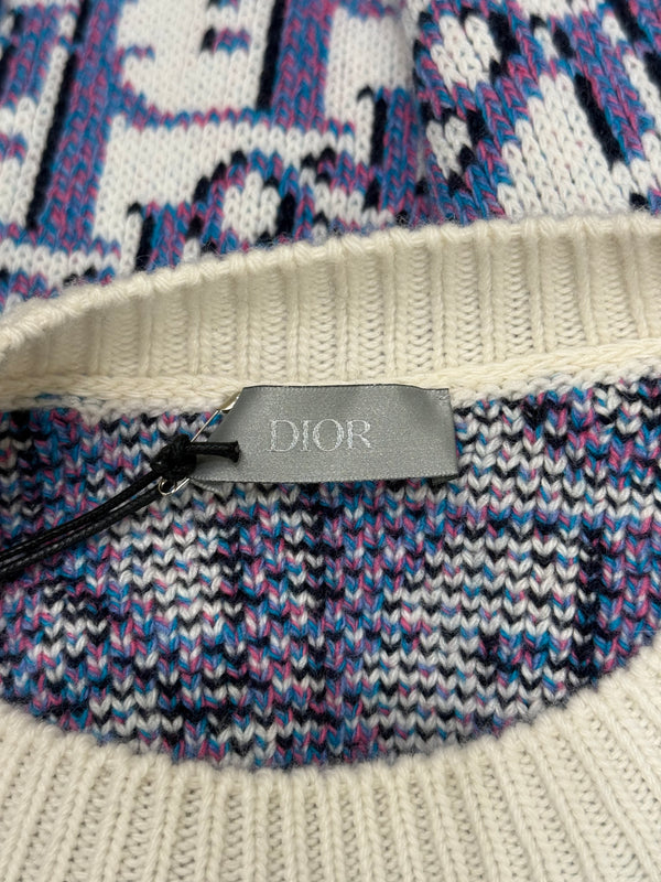 F/W2020 Dior x Shawn Stussy oblique monogram crewneck sweater