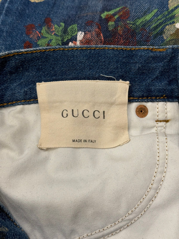 2016 Gucci by Alessandro Michele floral denim