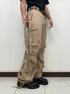 SS2003 Dolce & Gabbana parachute bondage cargo pants