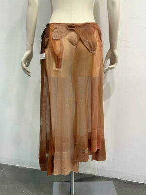 A/W2005 Martin Maison Margiela artisanal patchwork skirt