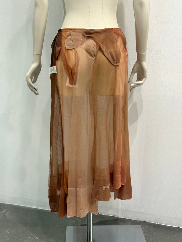 A/W2005 Martin Maison Margiela artisanal patchwork skirt