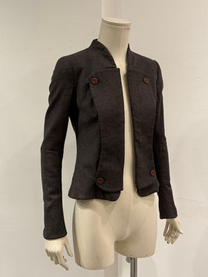 2007 Alexander McQueen structured wool blazer