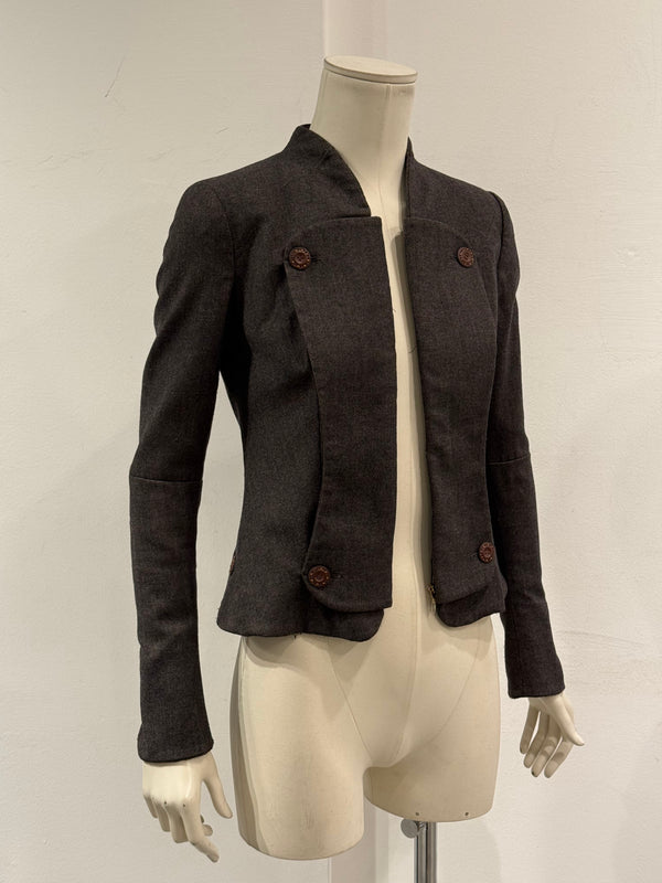 2007 Alexander McQueen structured wool blazer