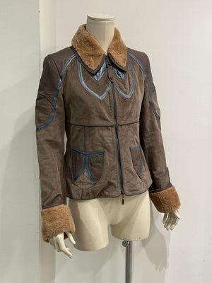 2000s Cavalli paneled jacket