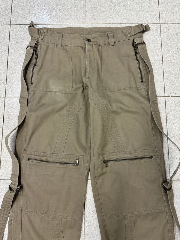 AW2003 Dolce & Gabbana runway sample bondage cargo pants