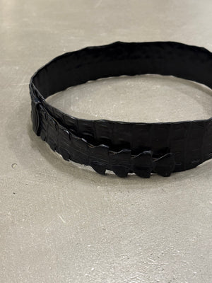 A/W2002 Gucci by Tom Ford real crocodile belt